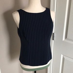 WHBM / Navy Bodice Top